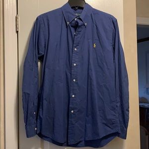 Polo Ralph Lauren Custom Fit Dress Shirt (Medium)